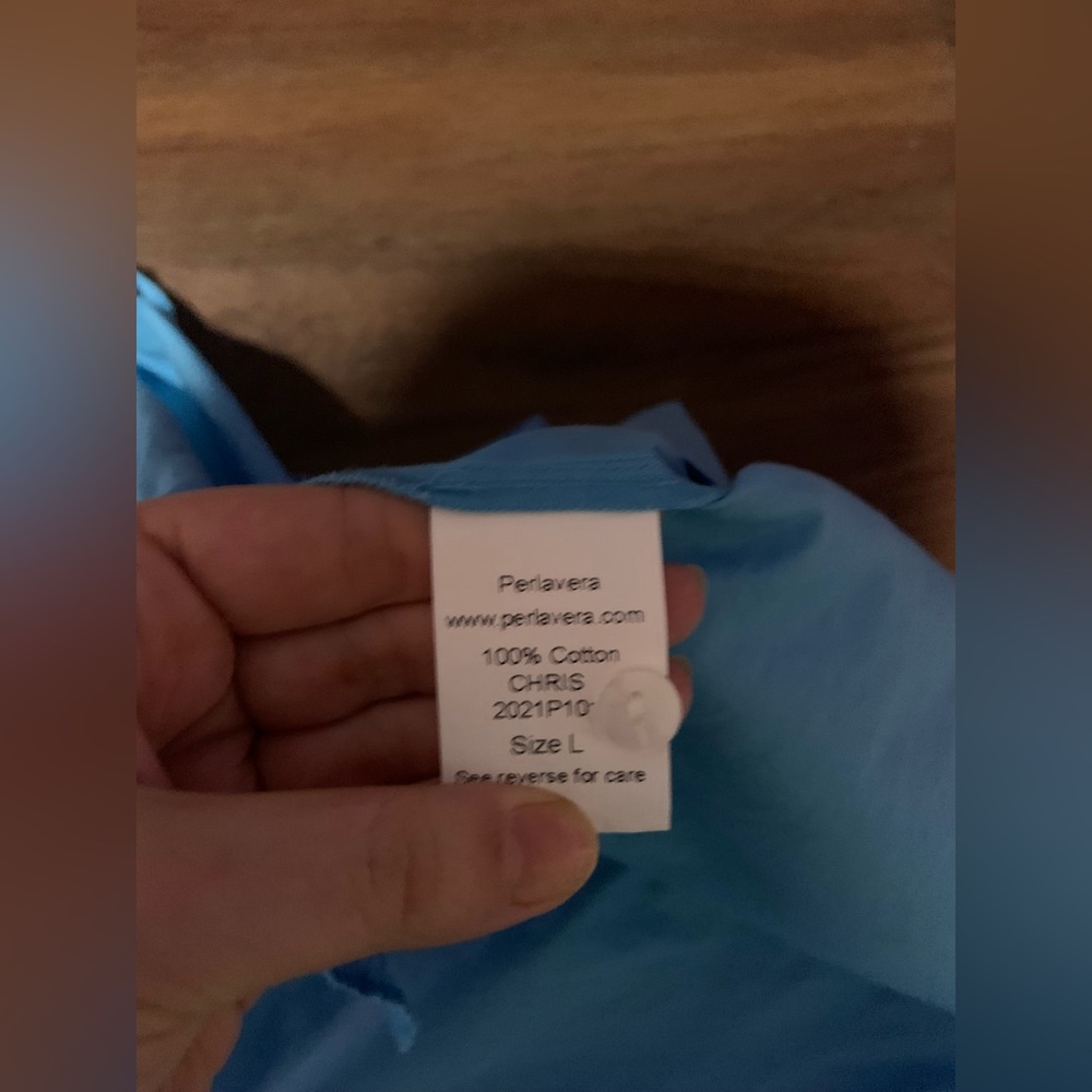 Perlavera Solid Chris Shirt Dress
$198.00 light blue logo Classic casual winter - Picture 12 of 14